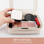 Clear Makeup Bag Set (Off-White / Compact Duo)
