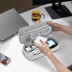 Tech Organizer Pouch with Handle (Grey / Single Layer)