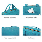 Toiletry Bag Travel Bag with Hanging Hook (Large / Teal)