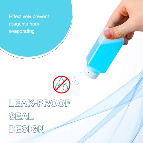 3.4oz Leak Proof Plastic Bottles with Caps (Translucent / 3.4oz)