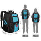 Large Laptop Backpack for Men (18.4 Inch / Blue)