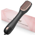 Hair Dryer Brush Blow Dryer Brush Straightener (Black)