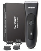 Manscape Groin & Body Hair Trimmer for Men (Black)