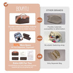 Travel Makeup Bag Cosmetic Bags for Women (A-1-Coffee)
