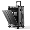 20 Inch Top Opening Zipperless PC Carry On Luggage (Grey / 20 inch)