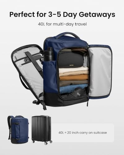Travel Backpack 40L (Dark Blue-ripstop / 40L)