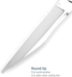 5.5 Inch Hair Cutting Scissors Barber Hair Shears Professional Haircut Scissors Hair Cut 440c Hairdresser Barber Shears KINSARO for Hairdresser Barbershop or Home Use
