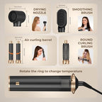 Blow Dryer Brush 5 in 1 (Dark Black)
