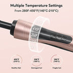 Electric Hot Comb for Lace Front Wigs (Rose Gold)