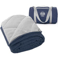 Large Waterproof Outdoor Stadium Blanket (01 - Victory Blue)