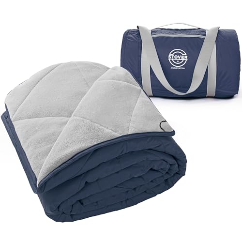 Large Waterproof Outdoor Stadium Blanket (01 - Victory Blue)