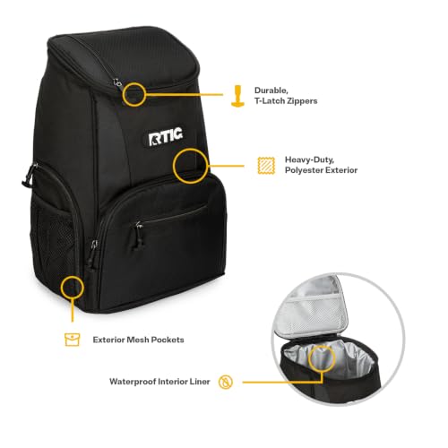 Lightweight Backpack Cooler (Black)