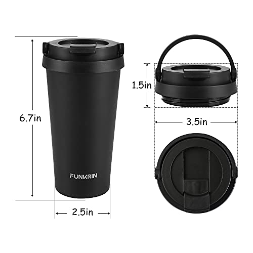 Insulated Coffee Mug with Ceramic Coating (Balck_2026)