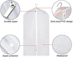Clear Garment Bags Suit Bag for Closet Storage 43 in (43"-10pcs)