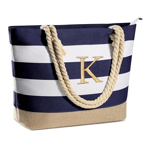 Beach Bags for Women (K / Dark Blue)