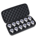12 Slots Hard Watch Travel Case (Black-12 Slots / 12 Slots Nylon)