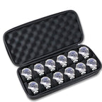 12 Slots Hard Watch Travel Case (Black-12 Slots / 12 Slots Nylon)