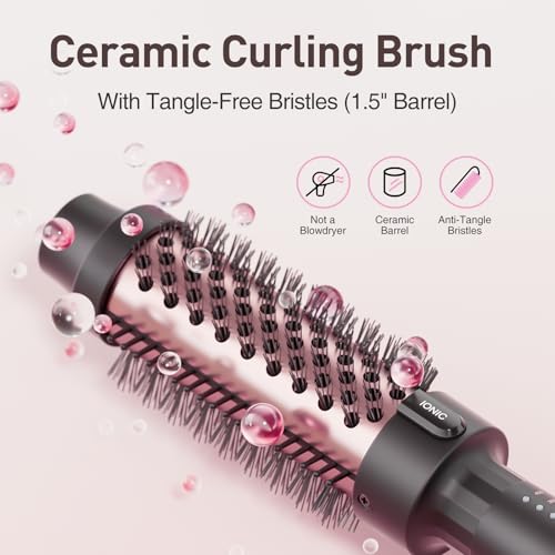 Thermal Brush 1.5" Curling Brush (Rose)