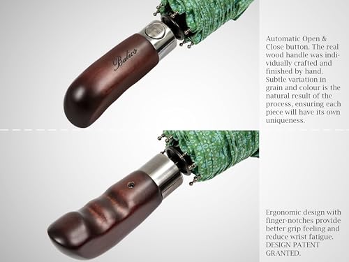 Folding Umbrella Real Wood Handle Pimlico Juniper Green (Pimlico Juniper Green)
