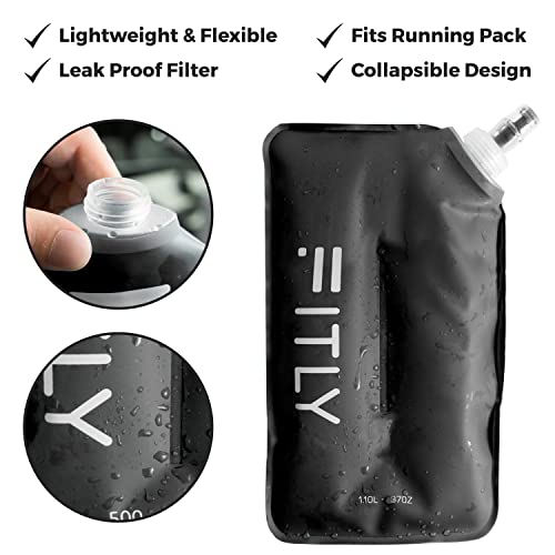 Soft Flask 37 oz (Black / 5.1 Ounces)