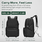 Jumper Compact Camera Backpack 2026 Edition (Triple Black / 23L)