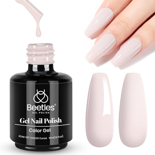 Beetles Beige Gel Nail Polish (E - Creme Nude | Stone Beige)