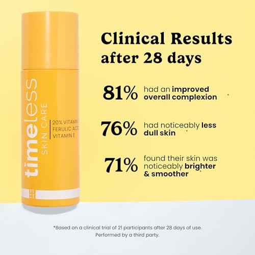 Timeless 20% Vitamin C + E Ferulic Acid Serum (4 Fl Oz (Pack of 1))