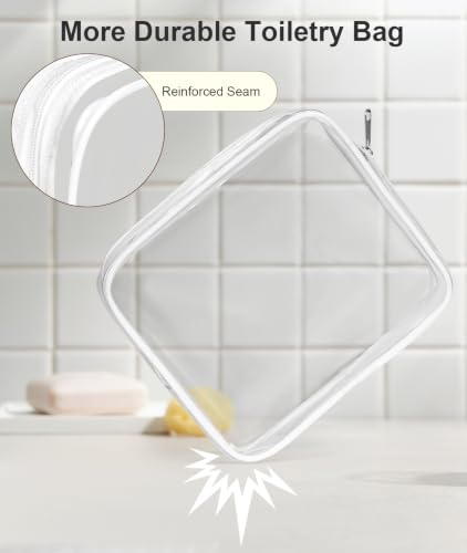 Travel Bottles for Toiletries 6 Pack (Light)