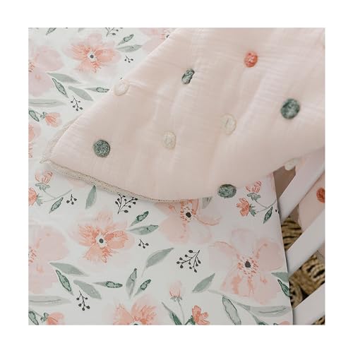 Floral Crib Sheets (Pink Floral)