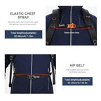 20L Hiking Backpack (Black&blue-20l / 20L)