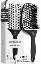 Curved Vented for Blow Drying (White / Large)