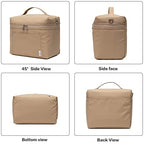 NOL 8L Insulated Lunch Bag for Women (Khaki / Medium (8 Liters))