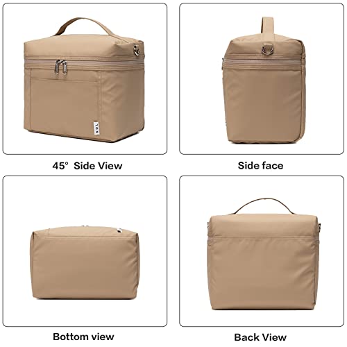 NOL 8L Insulated Lunch Bag for Women (Khaki / Medium (8 Liters))