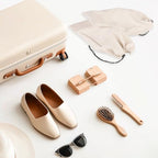 8 Pcs Single Shoe Bags for Travel with Drawstring (Beige)