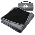 Large Waterproof Outdoor Blanket Thick Fleece 80" x 58" (Starry Gray-a)