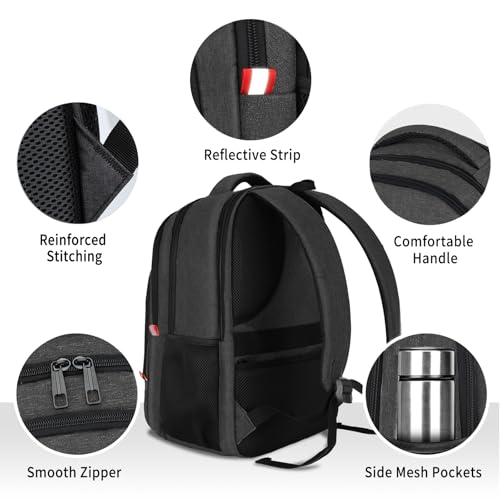 Backpack for Men (A5-black2 / 15.6)