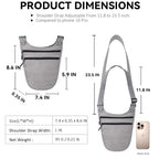 Money Belt for Travel (GRAY)