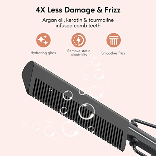 Electric Hot Comb for Lace Front Wigs (Rose Gold)