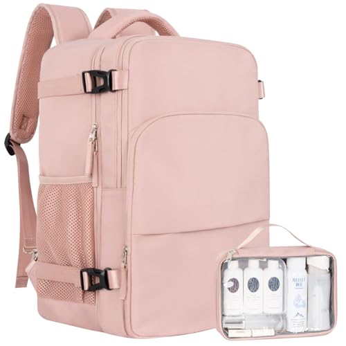 Travel Backpack for Women (Pink / Large)