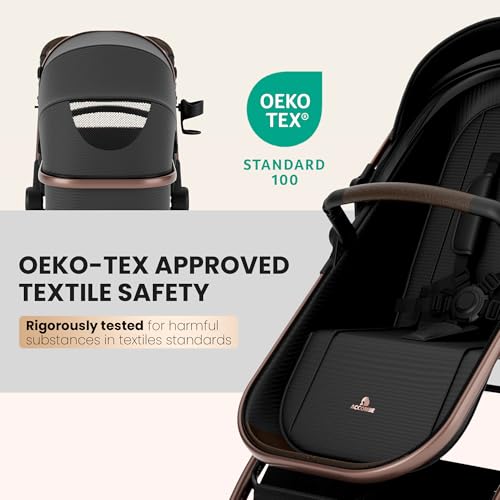 2-in-1 Convertible Baby Stroller for Newborn to Toddler (Copper)
