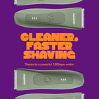 Manscape Groin & Body Hair Trimmer for Men & Women (Green)
