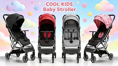 Portable Stroller with Automatic Fold (BLACK-X3)