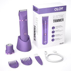 Electric Body Hair Trimmer (Bright Purple)