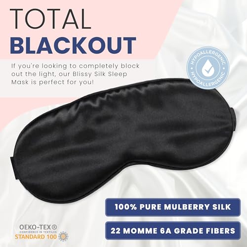 Silk Sleep Mask (Black)
