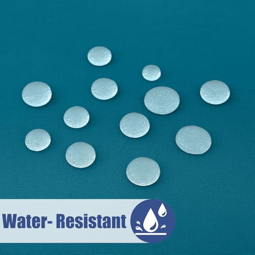 2 Pack Rectangle Spandex Fitted Table Cloth (Peacock Blue / 60" x 30" (Rectangular))