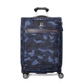 Platinum Elite Checked Luggage Spinner (Checked-Medium 25-Inch / Navy Camouflage)