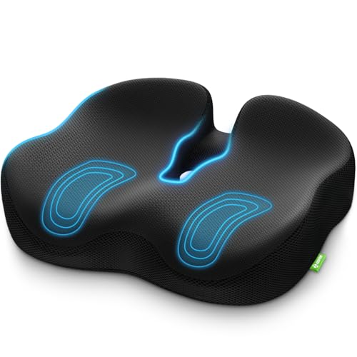 Ergonomic Donut Pillow Seat Cushion for Hemorrhoid & Tailbone Pain Relief