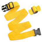 4 Pack Luggage Connector Straps for Carry On Bag Multiple Suitcases (4Pcs Yellow / 45 In Connect)