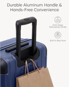 Luggage Set Light and Durable Hardshell (Navy Blue2.0 / 3-Piece Set (20/24/28))