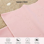 Microfiber Towel Quick Dry Camping & Travel & Gym Towel. Compact (Pale Rose / 72.00" x 40.00")